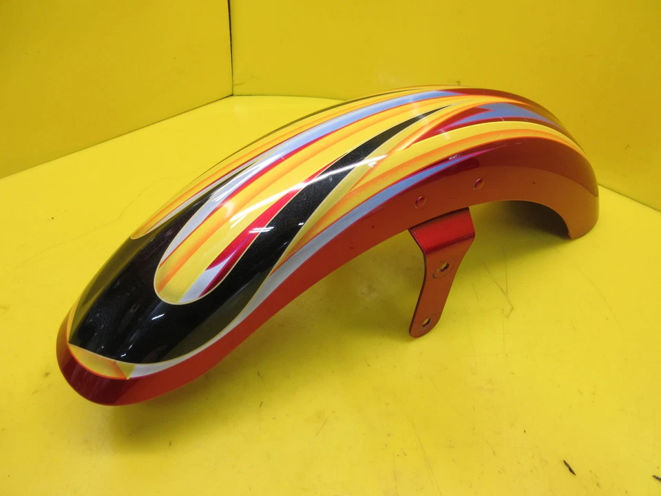 2008 08 Victoria Vegas Arlen Ness Jackpot Signature guardabarros de rueda delantera Foto 1 de 4