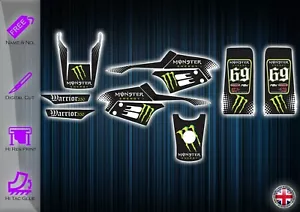 YAMAHA WARRIOR 350 AUFKLEBER - GRAFIK KIT - DECALS WARRIOR 350 ATV GRAFIK KIT - Bild 1 von 2