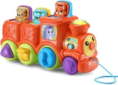 VTech Pop & Sing Animal Train Push & Pull Baby and Toddler Toy - Image 1 of 4