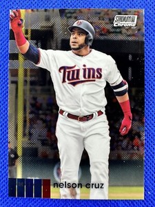 2020 #2 Nelson Cruz Topps Stadium Club Chrome Baseball Minnesota Twins