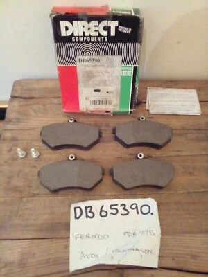 VW Golf 1990 on , Inc vr6, Corrado g60, FRONT brake pads, DB65390, FDB775. UK  - Image 1 of 4