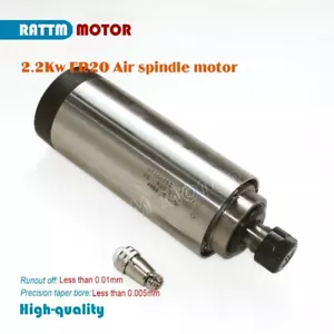 2.2KW 220V ER20 di alta qualità raffreddato ad aria motore mandrino incisione kit rettifica - Foto 1 di 4