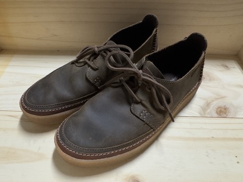 CLARKS Oxford Clark's Oak Park stringate basse US10M marrone