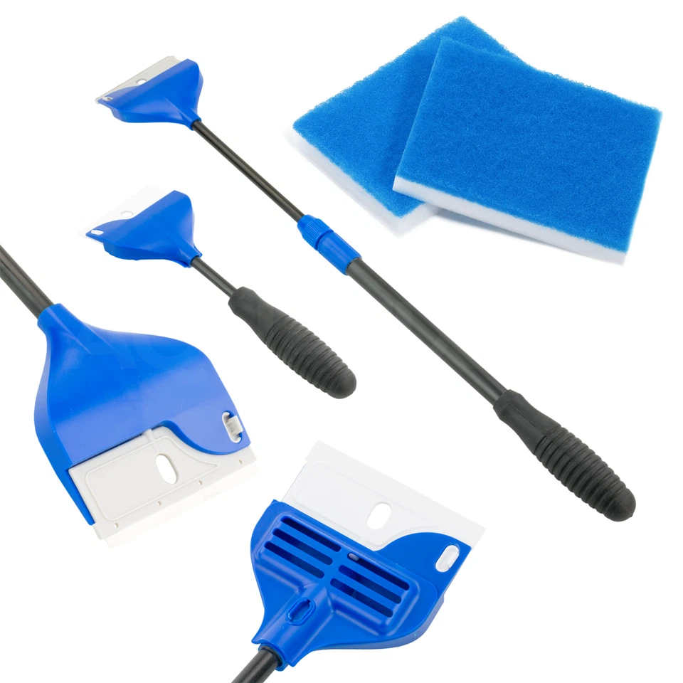 INTERPET TWIST & CLICK FISH TANK AQUARIUM GLASS ALGAE SCRAPER SPONGE MULTI TOOL - Image 1 of 1