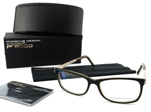 PORSCHE DESIGN Brille P8208 D 53-15 140 Vollrand Eckig Herren S-M Italy OVP NOS - Picture 1 of 11