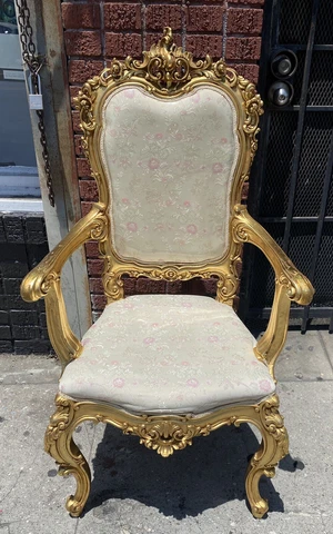 Italian Silik Side Chair Italy. Price for one. In stock 2 chairs Cover