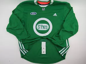 Adidas Toronto Maple Leafs ST PATS Practice Worn Authentic NHL Hockey Jersey 58 - Picture 1 of 5