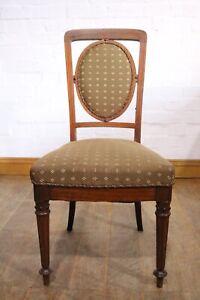 Antique Aesthetic movement mahogany dining / bedroom / hall / occasional chair