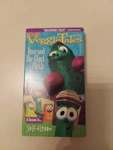 VEGGIE TAILS A LESSON IN SELF-ESTEEM VHS DAVE AND THE GIANT PICKLE  - Picture 1 of 4