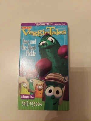 VEGGIE TAILS A LESSON IN SELF-ESTEEM VHS DAVE AND THE GIANT PICKLE  - Image 1 of 4