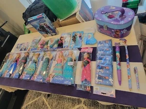Original Disney Mattel Frozen Collection Rare 7 Dolls 15 Accessories New Items - Picture 1 of 12