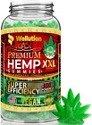 Wellution Hemp Gummies XXL High Potency - Fruity Gummy with Hemp Oil, Natural He