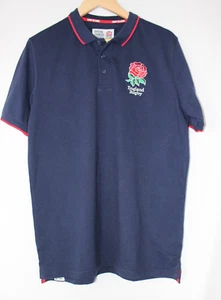England Rugby Polo Shirt Blue Official Licensed Product Large - Picture 1 of 12