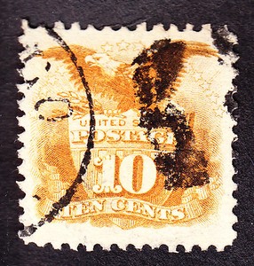 US 116 10c Eagle Used w/ PSAG Cert Graded 95J SMQ $1850