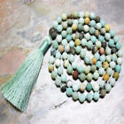 6Mm Natural Amazoniumite Necklace 108 Buddha Beads Bracelet Healing