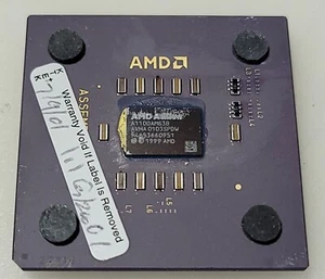 Rare Vintage AMD Athlon A1100AMS3B Ceramic Processor 1999 - Picture 1 of 2