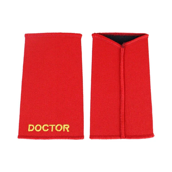 DOES NOT APPLY. Doctor Red Epaulettes