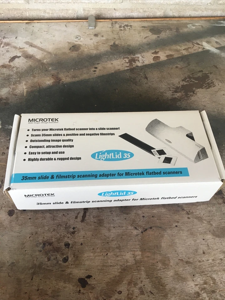 35MM Slide Filmstrip Flatbed Scanner Light LIGHTLID 35 Microtek - Image 1 of 4