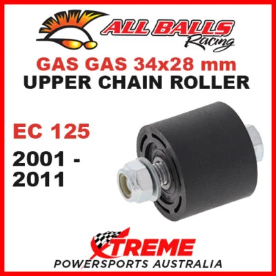79-5001 Gas Gas EC125 2001-2011 34x28mm Upper Chain Roller w/ Inner Bearing - Image 1 of 2