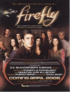 FIREFLY : THE COMPLETE COLLECTION PROMO SELL SHEET - Picture 1 of 2