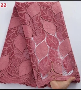 Guipure Cord Lace Fabric With Sequins High Quality Nigerian Lace Fabric Party - Picture 1 of 2