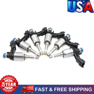 Inyector de combustible 6 piezas FJ1117 para Ford Explorer Flex Lincoln MKS MKT 3,5 L V6 Turbo Foto 1 de 4