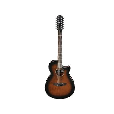 Guitarra Eléctrica Acústica Ibanez AEG5012 12 Cuerdas - Violín Oscuro Sunburst Foto 1 de 4