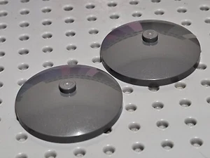 Lego Dish Inverted 4x4 [3960] Modern Dark Grey x2 - Picture 1 of 6