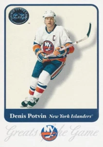 2001-02 Fleer Greats of the Game #51 DENIS POTVIN - New York Islanders - Bild 1 von 1