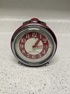Pottery Barn Kids - Alarm Clock - Big Ben Retro Style - Red - Picture 1 of 7