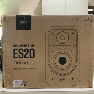 Altavoces de estantería POLK Sig Elite SIGNATURE ES20 negros profesionales - Imagen 1 de 5