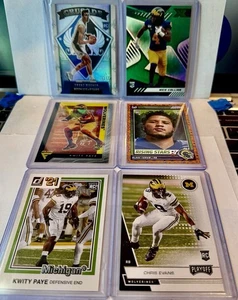 Michigan Männer Fußball und Basketball Karten Lot (6 Karten) - Bild 1 von 1