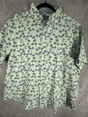 Berkley Jensen Camisa Manga Corta Abotonada Estampado Palmera (XL) Foto 1 de 4