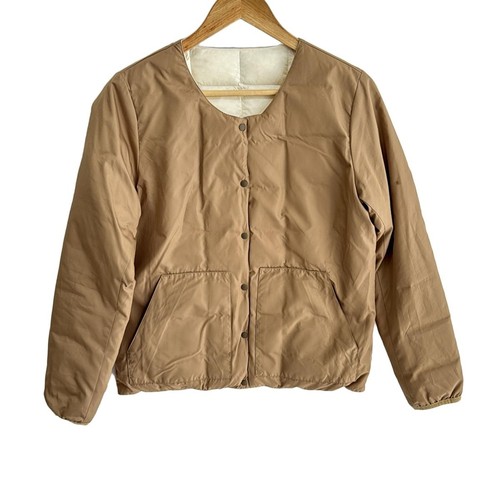 OFF WHITE Autentico TAION Piumino donna beige panna