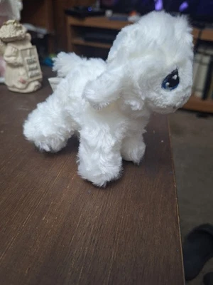 Precious Moments Aurora 4" Mini Ovelha Cordeiro Pelúcia Chocalho Amoroso - Imagem 1 de 3