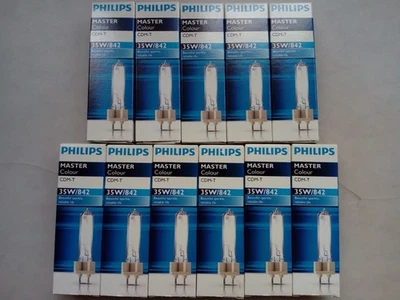 11 x PHILIPS Master Colour CDM-T 35W/842 G12 Metal Halide Discharge Lamp - Image 1 of 4