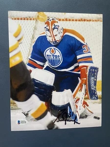 Grant Fuhr Signed 8x10 Photo - BAS COA - NHL Edmonton Oilers Goaltender - HOF - Picture 1 of 3