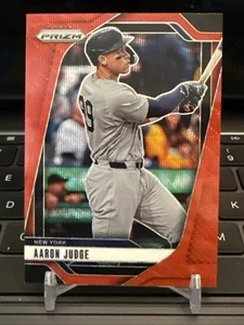 2025 Panini Prizm Aaron Judge Red Wave - New York Yankees - Picture 1 of 2