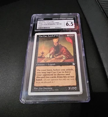 MTG Magic the Gathering Portal Three Kingdoms #68 Cao Cao Lord CGC Graded 6.5 - Image 1 of 2