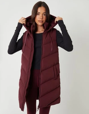 Brand New Threadbare Women's Berry Longline Padded Gilet Jacket 10 - 16 RRP £40 - Image 1 of 4