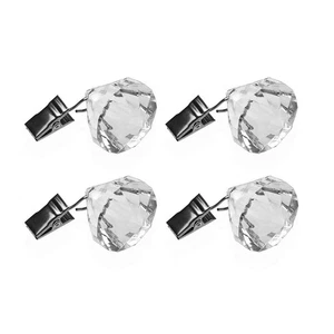 Pinza Sujeta Manteles Versa 3,6 x 6 x 3,6 cm Diamantes 4 Piezas - Imagen 1 de 1