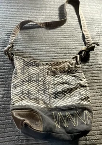 Myra Tasche Boulangerie Rue 52 Paris Crossbody Schulter Messenger Canvas - Bild 1 von 14