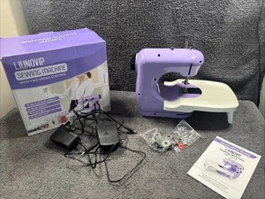 Small Liunovip Sewing Machine - Electric in Working Condition hardly used in Box - Picture 1 of 18