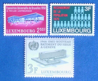 Luxembourg 1958/66/70 MNH Expo перепись ВОЗ 543 - Изображение 1 из 2