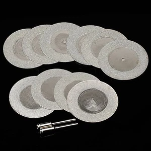Disco de ruedas de corte de diamante de 10 piezas hoja de sierra de 50 mm para taladro rotativo eléctrico - Imagen 1 de 11