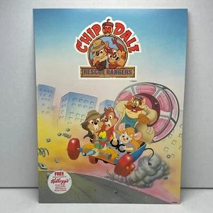 Carpeta de bolsillo vintage Disney Chip 'N Dale Rescue Rangers soporte escolar - Imagen 1 de 5
