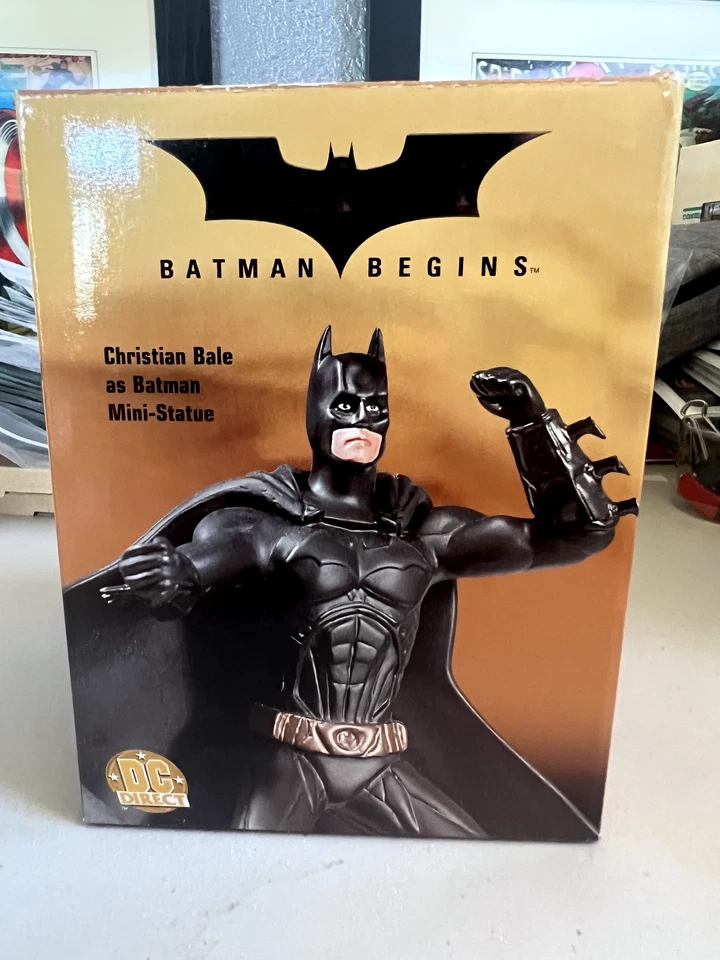 DC Direct Batman Begins Christian Bale Mini-Statue - Image 1 of 1