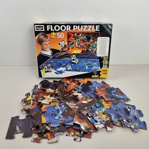 Vintage Lego Bodenpuzzle 1997 doppelseitige Rose Art 100% vollständig selten - Bild 1 von 8