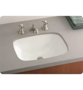 Cheviot Products Ibiza Undermount Sink - White - Model 1116-WH - 18" x 13" x 6" - Picture 1 of 11