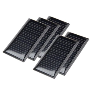 5Stk 5,5V Mini Solarpanel Polykristallin Solarzelle DIY für Ladegerät 44mmx24mm - Bild 1 von 7